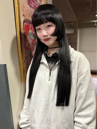 ロング カラー パーマ mai / linoah˚✧のヘアスタイル