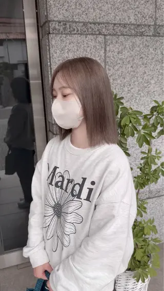 ショート カラー レイヤーカット/ ブリーチカラー/雅人のヘアスタイル