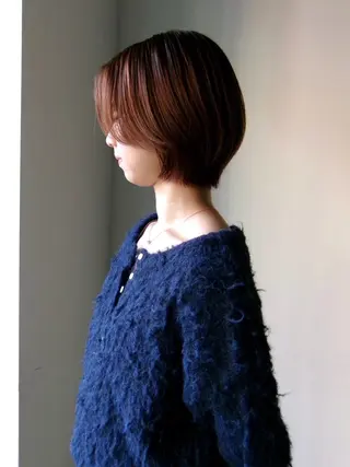 ショート 暖色カラー🌺／ 髪質改善🌿／ゆうかのヘアスタイル