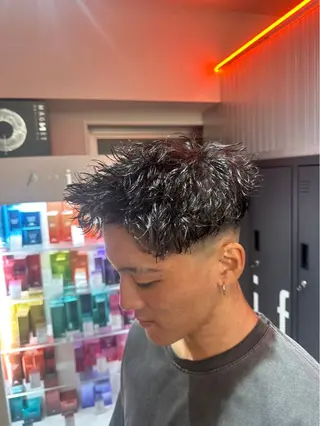 ショート パーマ メンズ お悩み解消✨/ メンズパーマ✨/直樹のヘアスタイル