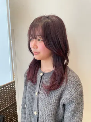カラー k-twoたき✨艶感 カラー/美髪矯正のヘアスタイル