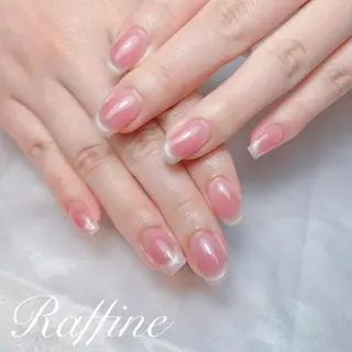 ネイル RAFFINE 月🦋🩵のネイルデザイン
