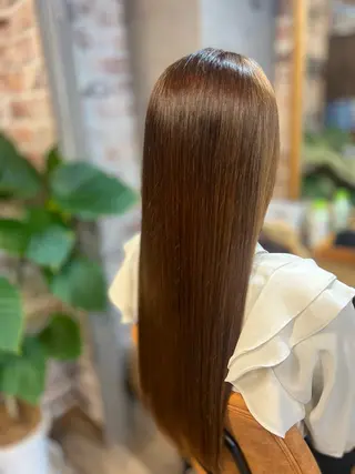 ロング カラー パーマ 髪質改善HALO トリートメント専門店のヘアスタイル