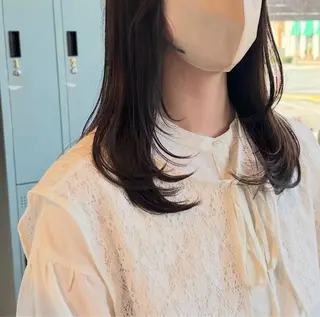 ミディアム ヘアサロンボブ所属・yui 🧸のヘアスタイル