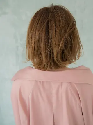 ミディアム La・sol HAIRのヘアスタイル