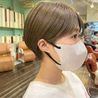 ショート カラー sourire  西大分所属・Sourire西大分 ☘️いけだ　あおいのヘアスタイル