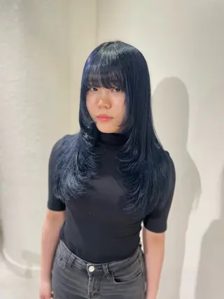 セミロング 🦋美髪／エクステ 🦋アベイクミのヘアスタイル