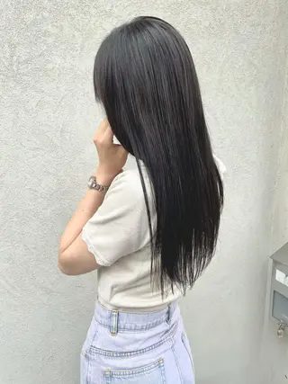 ロング カラー 渡辺 瑠美のヘアスタイル