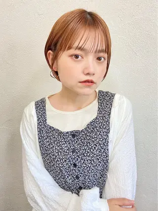 ショート カラー 🦋透明感カラー🦋 なつやのヘアスタイル