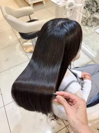 ロング 高橋 佑のヘアスタイル