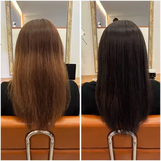 セミロング カラー peal ark いろはのヘアスタイル