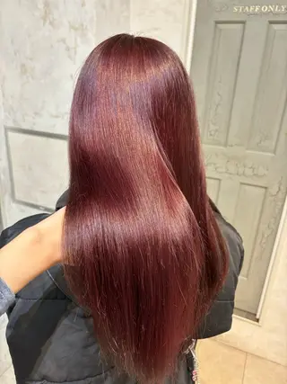 ロング sakura/韓国 ガーリー/ワンホンのヘアスタイル