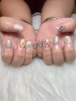 ネイル 大袋駅東口徒歩2分 alivioのネイルデザイン