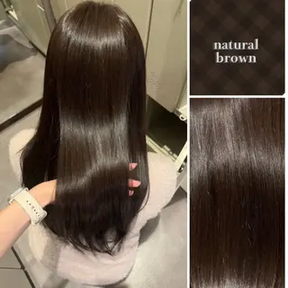 カラー Zina天神 mona🩵のヘアスタイル