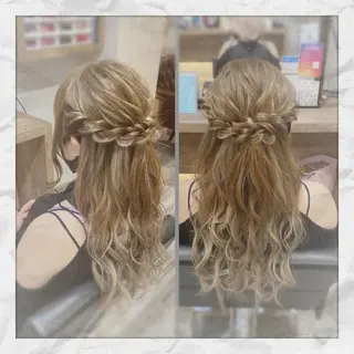 ロング ヘアアレンジ ヘアセット/着付け 𓇼 松本 夏美𓇼のヘアスタイル