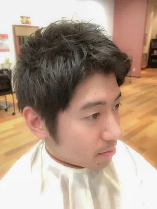 メンズ 縮毛矯正/髪質改善 飯田公祐のヘアスタイル