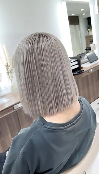 セミロング カラー ＡＳＨ 大宮のヘアスタイル
