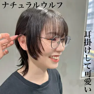 ミディアム 🐺立川のウルフ屋 さん🐺おかみ🐺のヘアスタイル