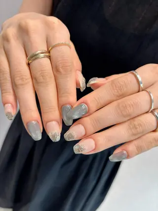 ネイル kanell（カネル）/所属・kanell⭐︎ ニュアンスネイルのネイルデザイン