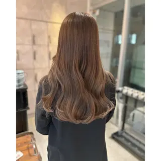 ロング カラー パーマ ヘアアレンジ メンズ キッズ BRAIDS💎愛子 大人ハイライト💎のヘアスタイル