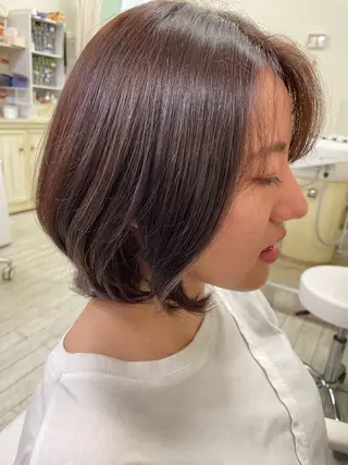 ショート カラー bloomCiel所属・岡山駅西口美容院 HONOKAのヘアスタイル
