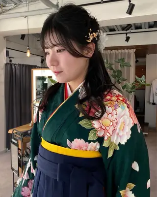 ロング ヘアアレンジ iroha/ n.w.h🎀のヘアスタイル