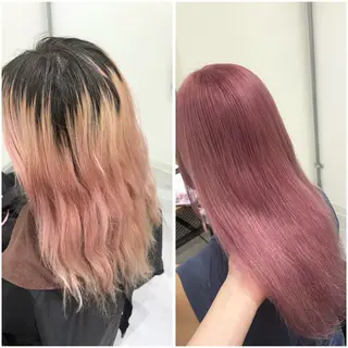 カラー SHUNTA✨ NEXT/ブリーチのヘアスタイル