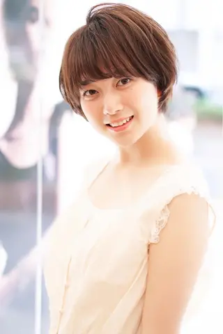 ショート カラー ディレクター ノナカのヘアスタイル