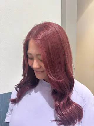 セミロング EARTH中島 秋桜久のヘアスタイル
