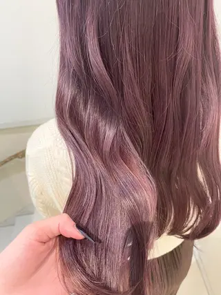 ロング カラー 髪質改善カラー🤍 エクステ✨君島由実子のヘアスタイル