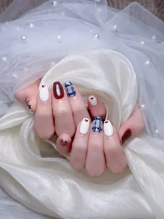 ネイル 🎀も ものネイルデザイン