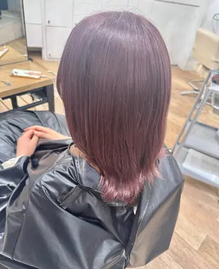 ロング カラー 立川/ブリーチ/ 髪質改善/西川翔真のヘアスタイル