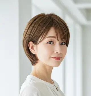 ショート 🫧似合わせショート ゴヤ🫧のヘアスタイル