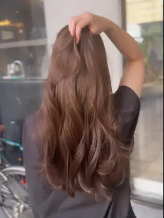 ロング MOOD,所属・レイヤーカット/銀座 TAROのヘアスタイル