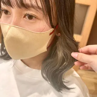 ミディアム 山本 知佳のヘアスタイル