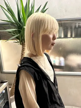 ショート カラー ボブ/似合わせカット /ニュアンスカラーのヘアスタイル