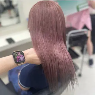 ロング ️🫧 AINE 🫧ハイトーンカラーのヘアスタイル