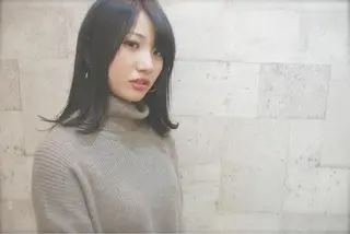 ミディアム インナーカラー/天神 ブリーチ/吉田のヘアスタイル