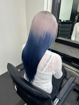 ロング カラー 鈴木 華奈のヘアスタイル