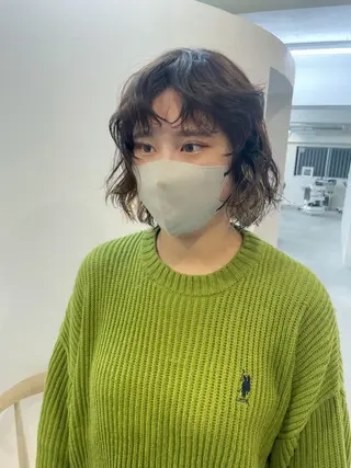 ミディアム パーマ 可愛いパーマスタイル といえばISSEYのヘアスタイル