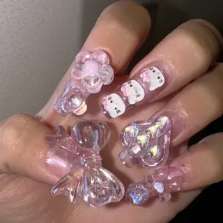 ネイル RIEKO🍒 ワンホン♡推しネイルのネイルデザイン