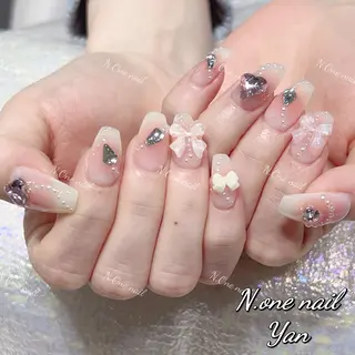 ネイル 長いだし/スカルプ/ パラシェルN.oneのネイルデザイン