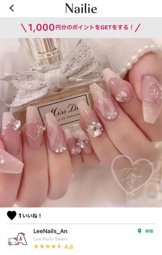 カラー Lee Ainのネイルデザイン