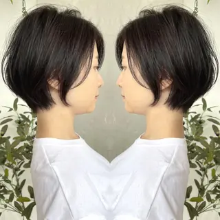 ショート 京都大人女性ショート 徒歩1分/秋山のヘアスタイル