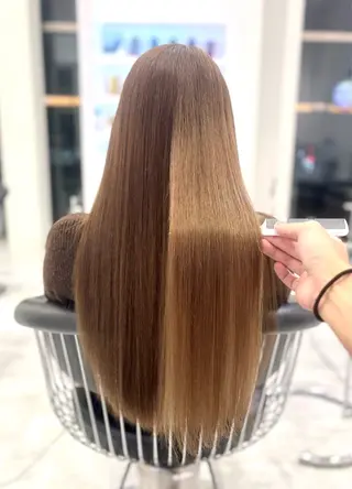 ロング カラー TopStyleSHIZUOKA所属・村尾咲季斗 髪質改善/縮毛矯正のヘアスタイル