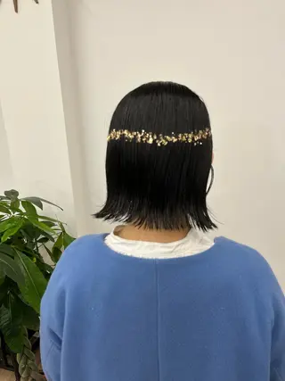 ミディアム カラー ヘアアレンジ HIROKO / 透明感暖色カラー🎀のヘアスタイル