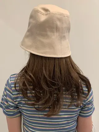 ロング 落合希 Olivebeigeのヘアスタイル