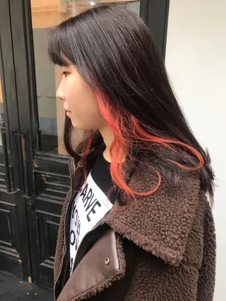 ロング カラー tonari 梅田、中崎町のヘアスタイル