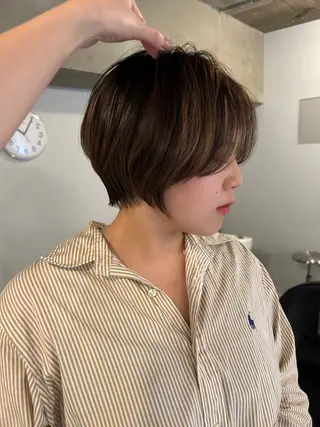 ショート 小野 明日香のヘアスタイル