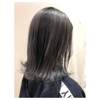 セミロング カラー EARTH長岡店🩵 石原莉穂のヘアスタイル